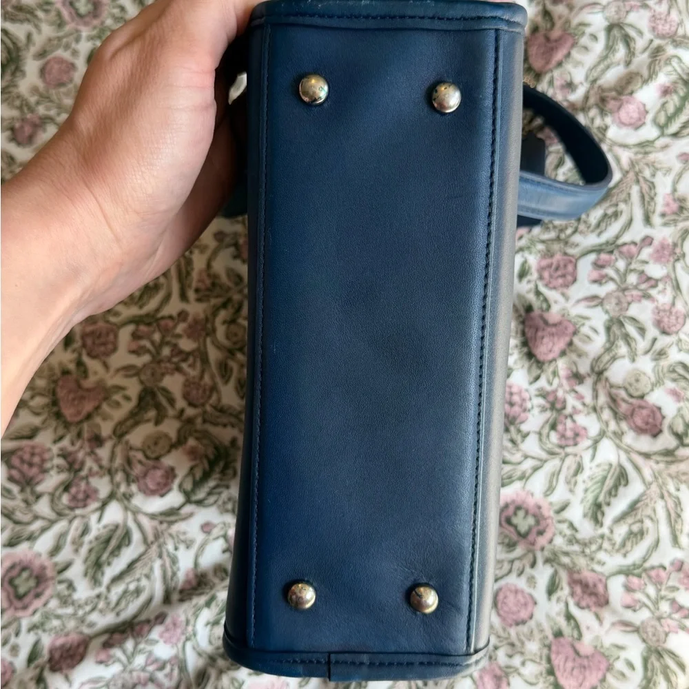 Vintage Coach Blue Belmont Satchel Revived (please read) - Picture 7 of 10